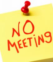 No meeting tonight